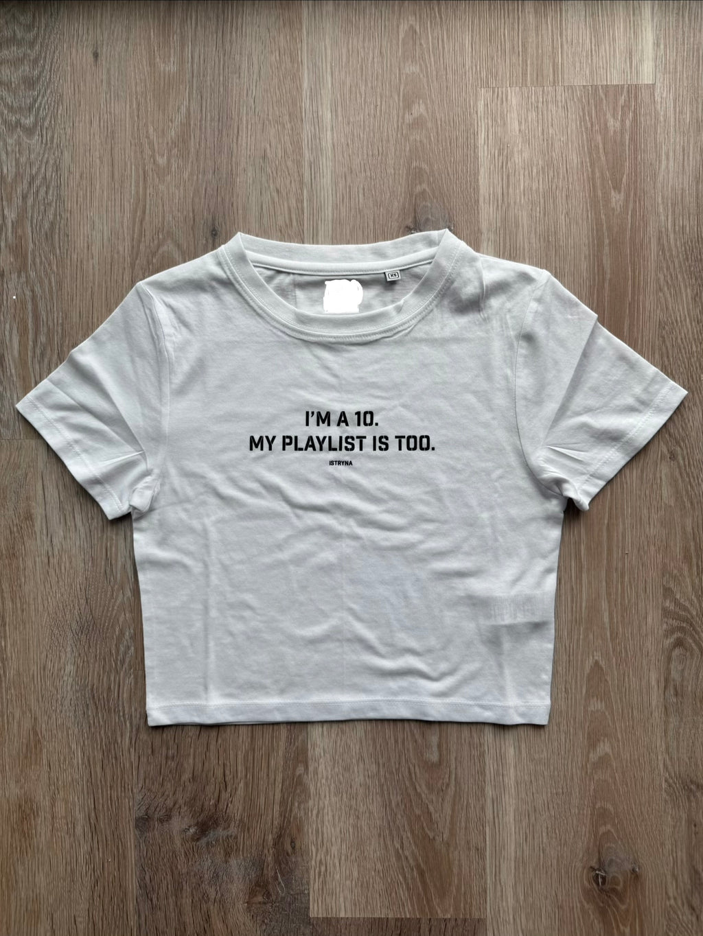 PLAYLIST INSIDE - CROP TEE