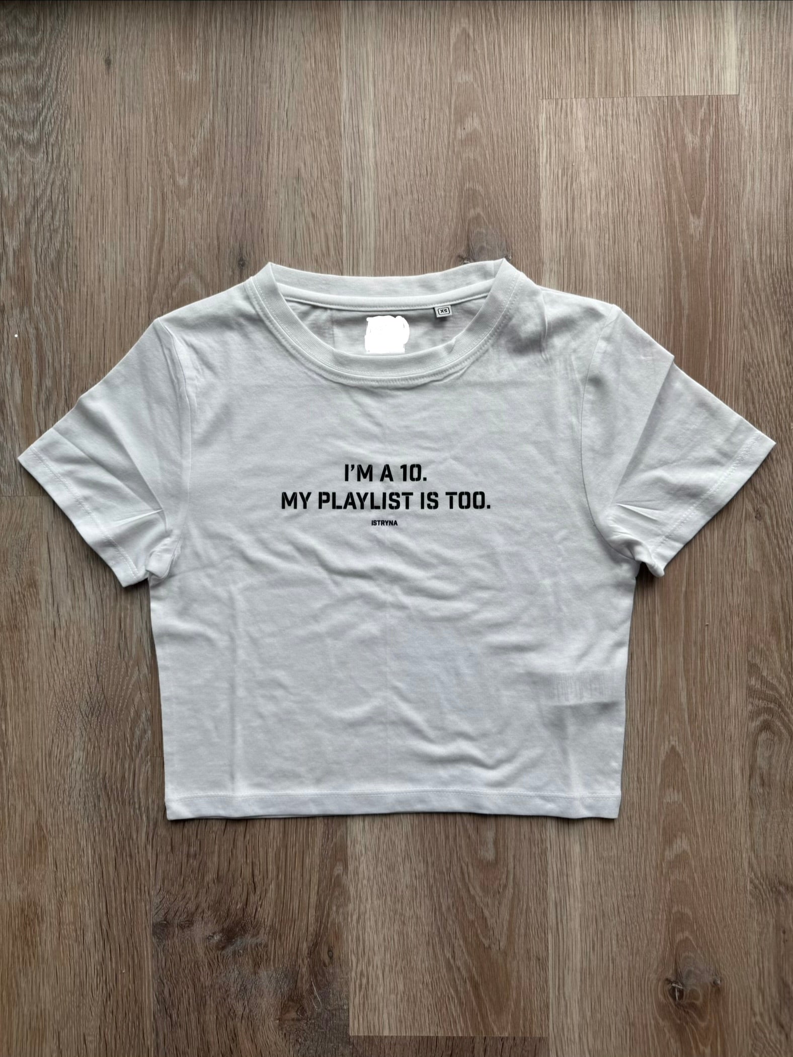 PLAYLIST INSIDE - CROP TEE